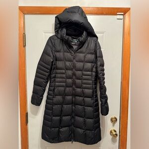 The North Face Metropolis ll Parka 550 Down Long Coat All Black Women's Med